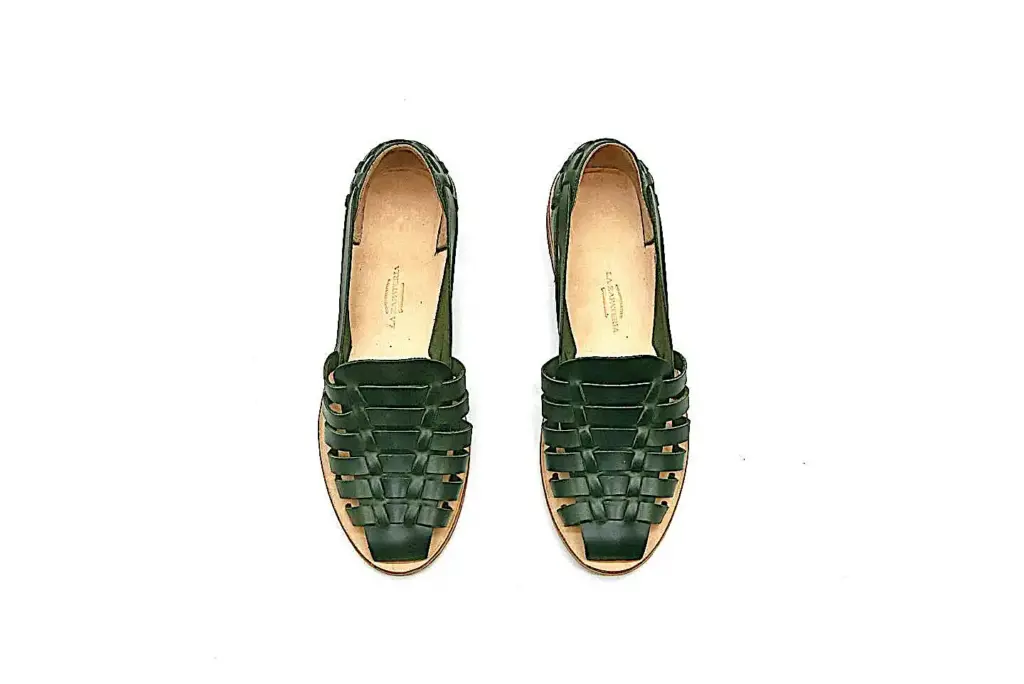 Indian Beloved green https://cooperativehandmade.com/shop/indian-beloved-green-alamo-handmade-leather-sandals.html $130