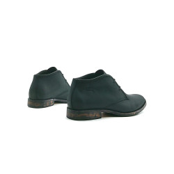 Chavo matte black handmade leather shoes - Cooperative Handmade