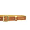 Nazo caramel ranger handmade leather belt - Cooperative Handmade