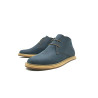 Chavo Pierrot fatty ocean blue details beige handmade leather shoes - Cooperative Handmade