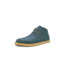 Chavo Pierrot fatty ocean blue details beige handmade leather shoes - Cooperative Handmade