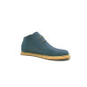 Chavo Pierrot fatty ocean blue details beige handmade leather shoes - Cooperative Handmade