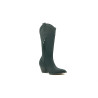 Pour Nina Tall matte black handmade leather boots - Cooperative Handmade