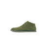 Chavo Pierrot green suede details black beige handmade leather shoes - Cooperative Handmade