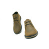 Chavo Pierrot fatty olive green details black beige handmade leather shoes - Cooperative Handmade