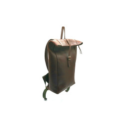Cosecha brown ranger handmade leather backpack zipper - Cooperative Handmade