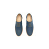 Borges fatty ocean blue details beige handmade leather shoes - Cooperative Handmade