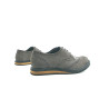 Borges Tavo gray suede details black handmade leather shoes - Cooperative Handmade