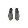 Borges Tavo gray suede details black handmade leather shoes - Cooperative Handmade