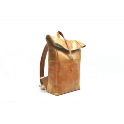 Cosecha caramel ranger handmade leather backpack - Cooperative Handmade