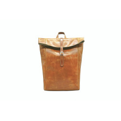 Cosecha caramel ranger handmade leather backpack - Cooperative Handmade