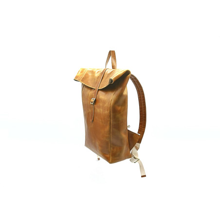 Cosecha caramel ranger handmade leather backpack - Cooperative Handmade