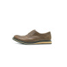 Borges Tavo camel cerato details black beige handmade leather shoes - Cooperative Handmade