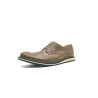 Borges Tavo camel cerato details black beige handmade leather shoes - Cooperative Handmade