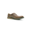 Borges Tavo camel cerato details black beige handmade leather shoes - Cooperative Handmade