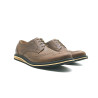 Borges Tavo camel cerato details black beige handmade leather shoes - Cooperative Handmade