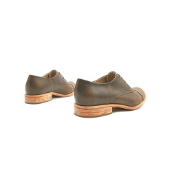 Pour Cecile camel cerato handmade leather shoes - Cooperative Handmade