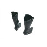 Pour Nina Tall black nappa handmade leather boots - Cooperative Handmade