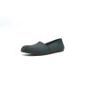 Pampa Man fatty matte black details red handmade leather flat shoes - Cooperative Handmade