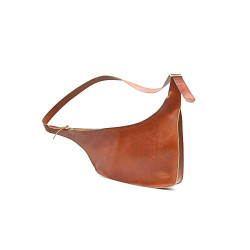 Toba caramel ranger handmade leather shoulder bag - Cooperative Handmade