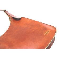 Toba caramel ranger handmade leather shoulder bag - Cooperative Handmade