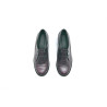 Pour Cecile purple nappa details black handmade leather shoes - Cooperative Handmade