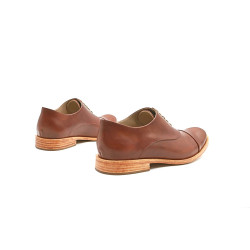 Satie wine cerato handmade leather shoes - Cooperative Handmade