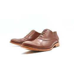 Satie wine cerato handmade leather shoes - Cooperative Handmade