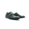 Ugo black nappa fatty matte black handmade leather shoes - Cooperative Handmade