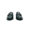 Ugo black nappa fatty matte black handmade leather shoes - Cooperative Handmade