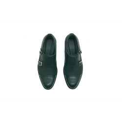 Ugo black nappa fatty matte black handmade leather shoes - Cooperative Handmade