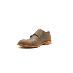 Ugo camel cerato handmade leather shoes - Cooperative Handmade