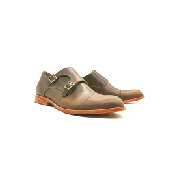 Ugo camel cerato handmade leather shoes - Cooperative Handmade