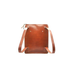 Nómada Backpack caramel ranger handmade leather backpack laptop case - Cooperative Handmade