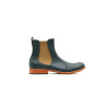 Hache black nappa details brown handmade leather shoes - Cooperative Handmade