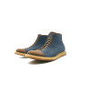 Ocho fatty ocean blue fatty brown handmade leather shoes - Cooperative Handmade