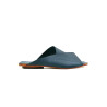 Miró ocean blue handmade leather sandals - Cooperative Handmade