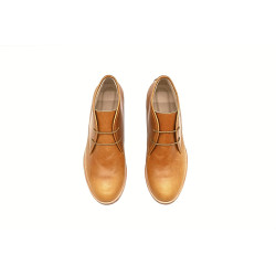 Chavo caramel ranger handmade leather shoes - Cooperative Handmade