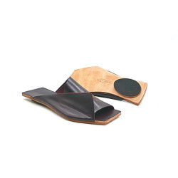 Miro purple nappa handmade leather sandals - Cooperative Handmade