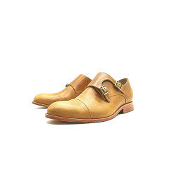 Ugo caramel ranger handmade leather shoes - Cooperative Handmade