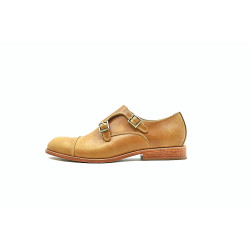 Ugo caramel ranger handmade leather shoes - Cooperative Handmade