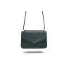 Postina black nappa handmade leather handbag shoulder bag - Cooperative Handmade