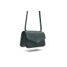 Postina black nappa handmade leather handbag shoulder bag - Cooperative Handmade