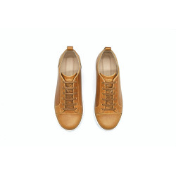 Baires caramel ranger handmade leather sneakers - Cooperative Handmade