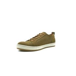 Baires fatty olive green handmade leather sneakers - Cooperative Handmade