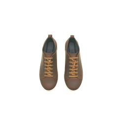 Baires fatty brown handmade leather sneakers - Cooperative Handmade