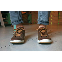 Baires fatty brown handmade leather sneakers - Cooperative Handmade