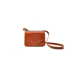 Postina caramel ranger handmade leather handbag shoulder bag - Cooperative Handmade