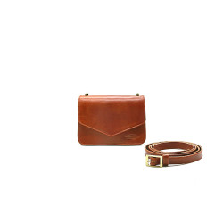 Postina caramel ranger handmade leather handbag shoulder bag - Cooperative Handmade