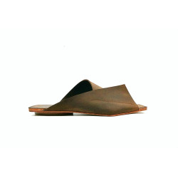 Miró fatty brown handmade leather sandals - Cooperative Handmade